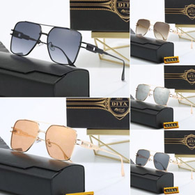 DITA metal-framed UV-protective niche design sunglasses-6138  