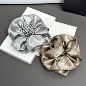 Miu Miu polka dot wide-brimmed scrunchie headband-6228  