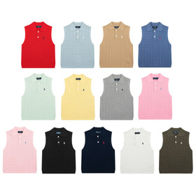 Polo Ralph Lauren Embroidered Cable Knit Casual Versatile Vest-6312  